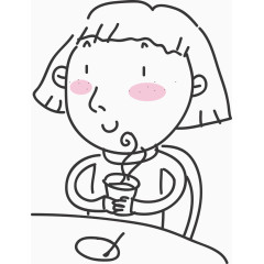 可爱的小学生