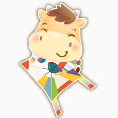 小孩制作风筝图案