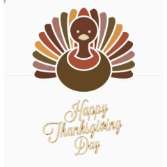 感恩节火鸡免扣素材