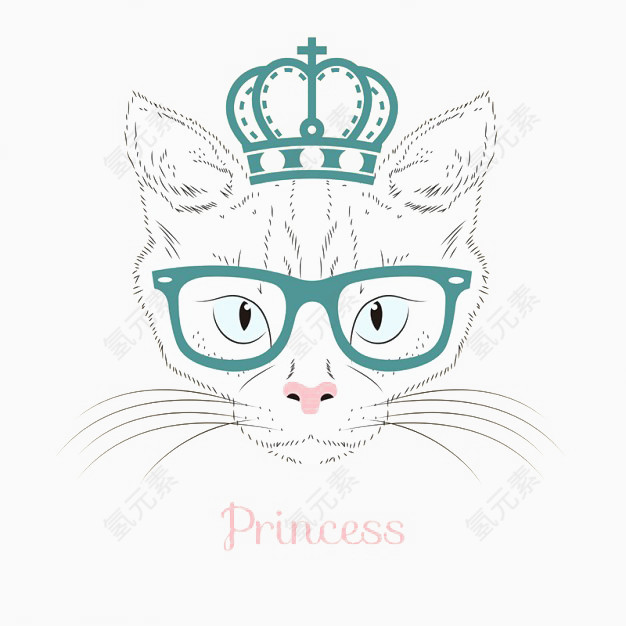 带着皇冠的猫