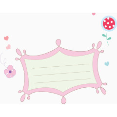 卡通边框矢量表格框素材