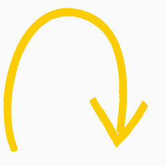 漂浮素材 不规则 箭头 铅笔画 可爱元素 卡通 几何