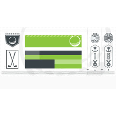 创意入场劵设计素材