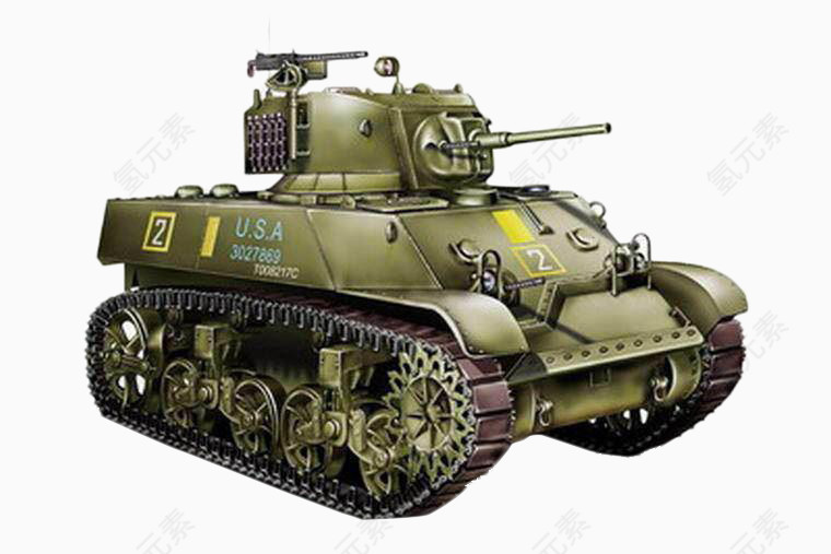 二战坦克免扣素材