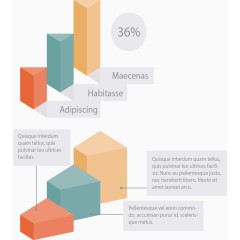 立体阶梯数据图表