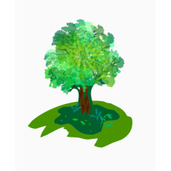 卡通树木图标