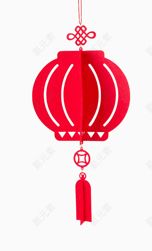 红灯笼剪纸