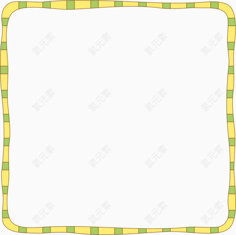 黄色边框