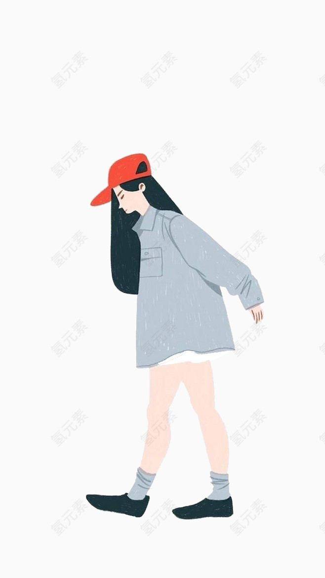 休闲女孩