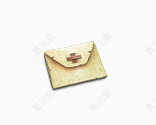 十字标志信封游戏标志