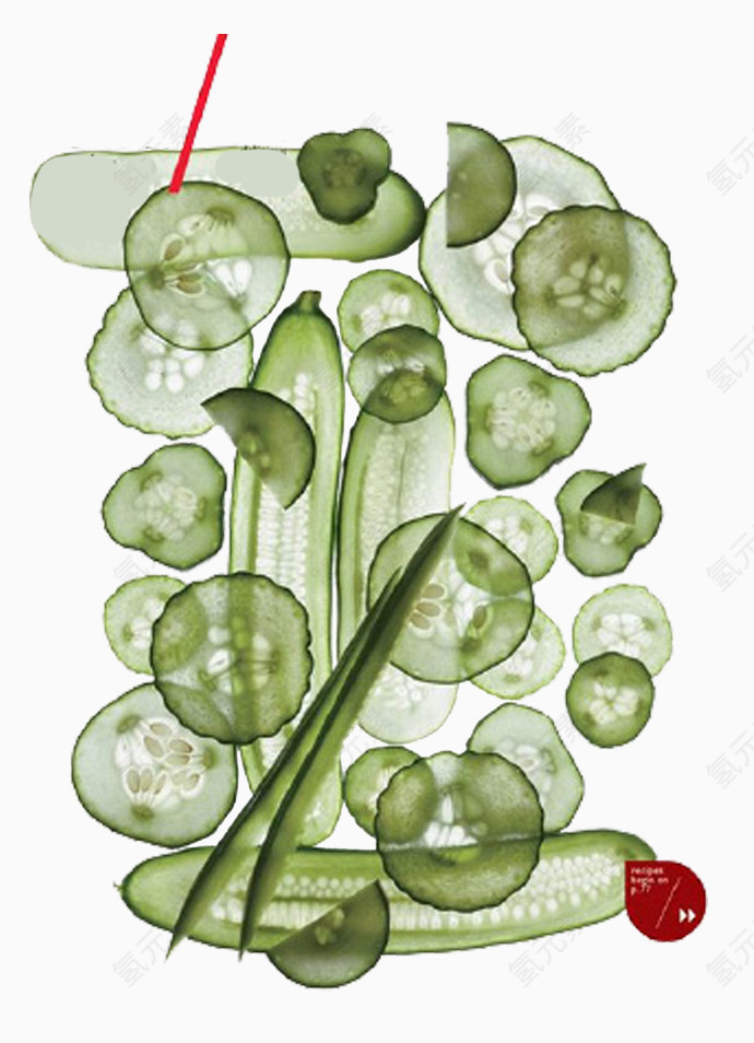 蔬菜黄瓜片