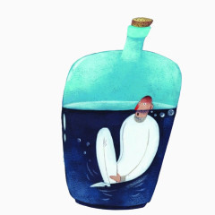 装在瓶子里的男人