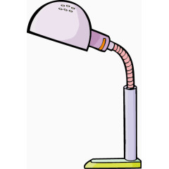 卡通折叠粉色台灯