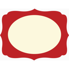 矢量创意设计红色边框促销图