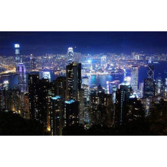 城市夜景美丽背景