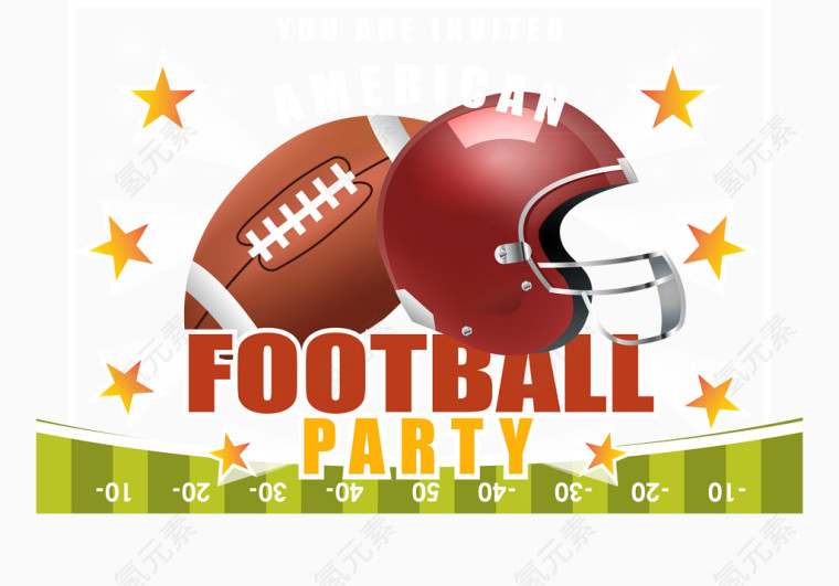 矢量橄榄球俱乐部聚会