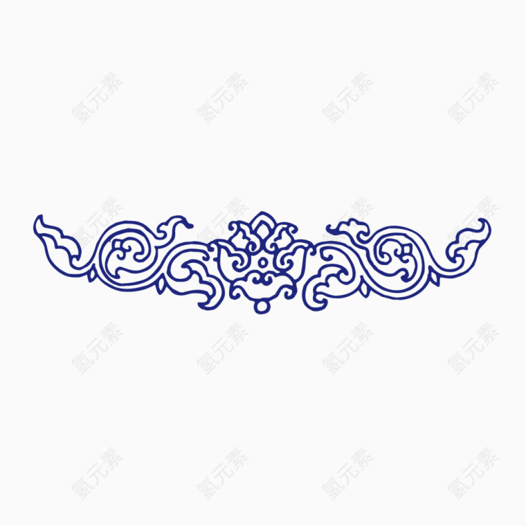 青花花纹