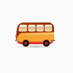 乡村小巴车素材图片