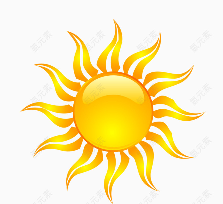 太阳设计矢量素材