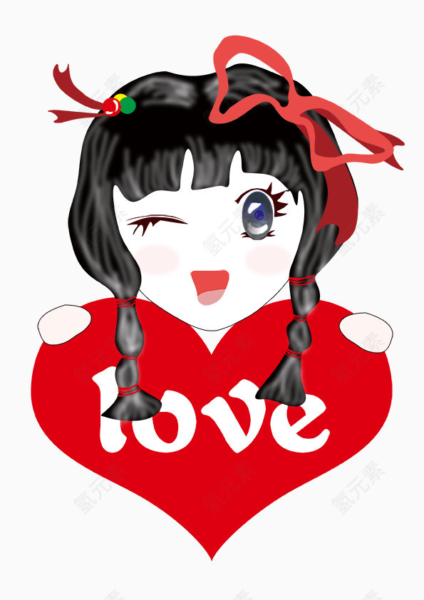 可爱女孩