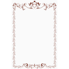 复古文艺边框花纹