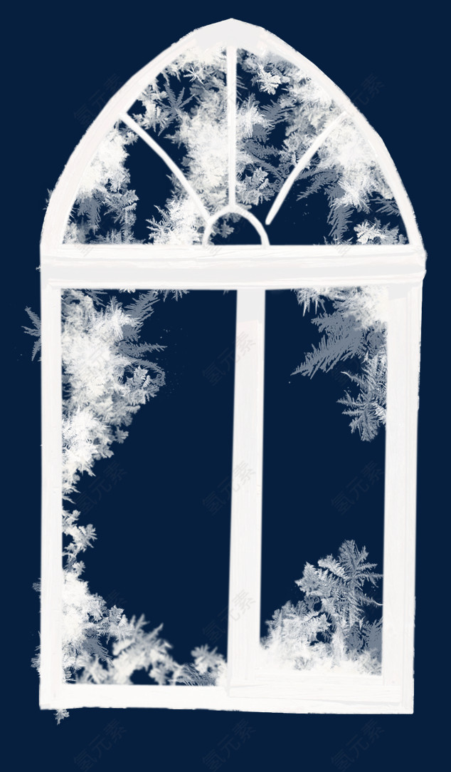 冬季雪花素材