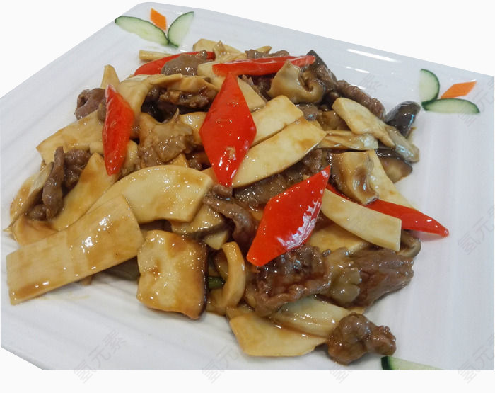 杂菇炒牛肉