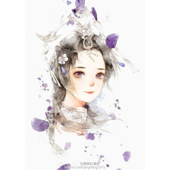 治愈系二次元美女