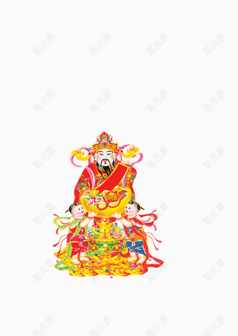 春节年画高清装饰免抠图素材