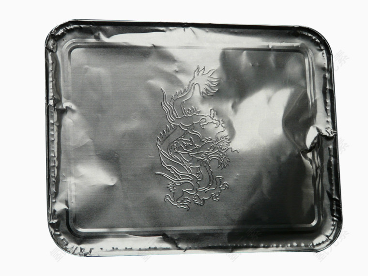 银色锡箔纸盘子