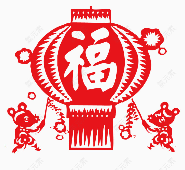 元宵春节灯笼