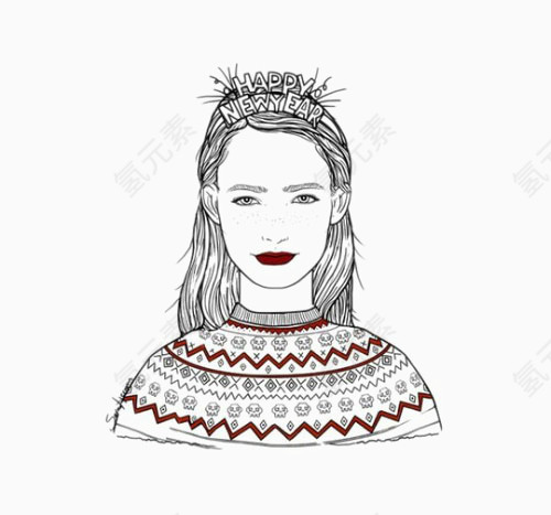 手绘插画