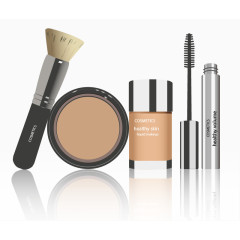 女性化妆工具矢量素材