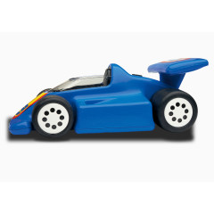 蓝色四驱赛车玩具