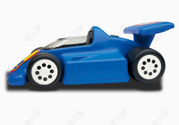 蓝色四驱赛车玩具