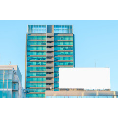 户外广告牌效果图模板