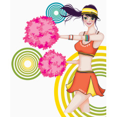 韩国时尚人物插画png图片