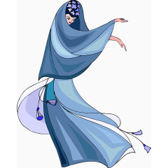 蓝衣女孩