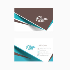 商业名片模板矢量素材