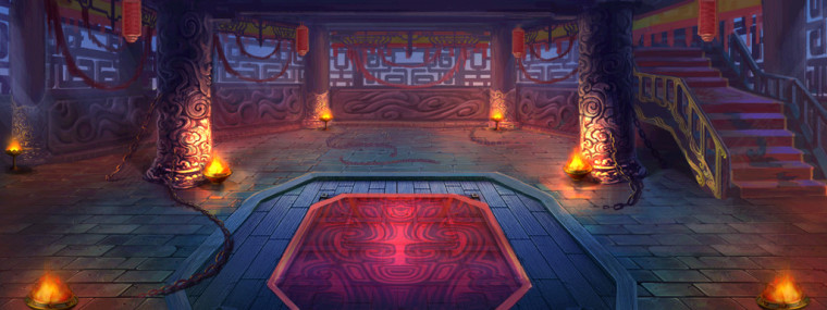 横版游戏场景地图