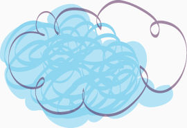 凌乱线条装饰图案