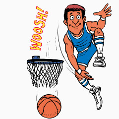 大灌篮的运动员