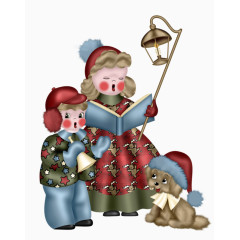 讲故事的可爱人偶