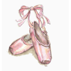 芭蕾 芭蕾舞鞋 粉色