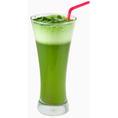 一杯绿色蔬菜汁