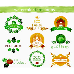 矢量手绘彩色图标