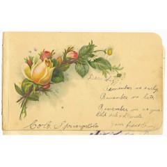 花叶装饰信签纸