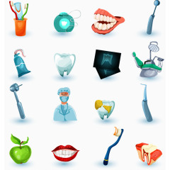 爱护牙齿宣传素材