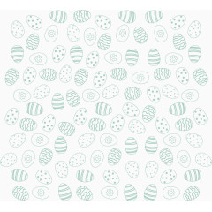 矢量蓝色彩蛋背景素材