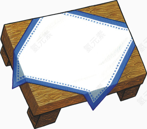 桌子卡通素材